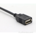 USB afeMale a micro b 5pin otg cavo